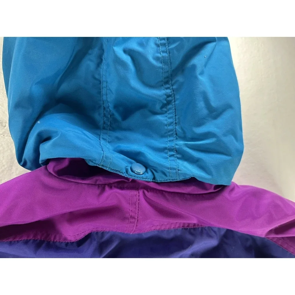 Vintage Columbia Coat Girls 14/16‎ Purple Williwaw Retro Color Block Ski Jacket